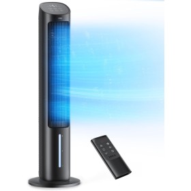 Dreo - Ventilador de torre para recámara, enfriador de aire evaporativo de 40 pulgadas, ventiladores de refrigeración que soplan