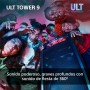 Sony ULT TOWER 10, Altavoz bluetooth para fiestas con ULT POWER SOUND y Deep Bass, altavoces X-Balanced, iluminación LED 360,