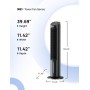 Dreo - Ventilador de torre para recámara, enfriador de aire evaporativo de 40 pulgadas, ventiladores de refrigeración que soplan
