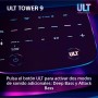Sony ULT TOWER 10, Altavoz bluetooth para fiestas con ULT POWER SOUND y Deep Bass, altavoces X-Balanced, iluminación LED 360,