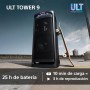 Sony ULT TOWER 10, Altavoz bluetooth para fiestas con ULT POWER SOUND y Deep Bass, altavoces X-Balanced, iluminación LED 360,