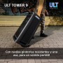 Sony ULT TOWER 10, Altavoz bluetooth para fiestas con ULT POWER SOUND y Deep Bass, altavoces X-Balanced, iluminación LED 360,