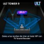 Sony ULT TOWER 10, Altavoz bluetooth para fiestas con ULT POWER SOUND y Deep Bass, altavoces X-Balanced, iluminación LED 360,