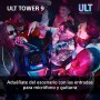 Sony ULT TOWER 10, Altavoz bluetooth para fiestas con ULT POWER SOUND y Deep Bass, altavoces X-Balanced, iluminación LED 360,