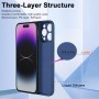 ILING Funda para Realme 14X 5G / Realme C75 4G, Diseño de Suave Silicona Líquida en Color Sólido Simple Carcasa Protectora