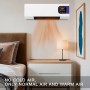 Vgvgaj 2000W Enfriador De Aire De Pared Calentador De Pared Eléctrico Enfriador De Aire Montado En La Pared Con Control Remoto