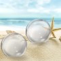 YUSHWENPTY Pelota Transparente Inflable 2 Piezas Pelota Inflable Playa PVC Pelota Piscina Hinchable para Juguetes de Playa,