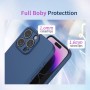 ILING Funda para Realme 14X 5G / Realme C75 4G, Diseño de Suave Silicona Líquida en Color Sólido Simple Carcasa Protectora