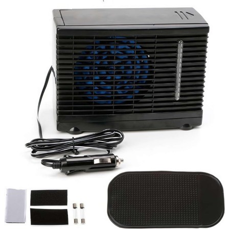 Aire acondicionado portátil para coche, 12 V, aire acondicionado evaporativo, ventilador portátil para coches, camiones, SUV