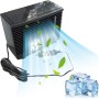 Aire acondicionado portátil para coche, 12 V, aire acondicionado evaporativo, ventilador portátil para coches, camiones, SUV