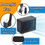 Aire acondicionado portátil para coche, 12 V, aire acondicionado evaporativo, ventilador portátil para coches, camiones, SUV