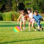Gukasxi 3 Piezas Pelota de Playa Inflable de PVC con Bomba, Pelota de Arcoíris, Pelota de Playa, Bouncy Kickball, Pelotas para