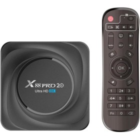 Android 11.0 TV Box, X88 Pro 20 [8GB RAM+128GB ROM] CPU RK3566, Dual-WiFi 2.4G/5G Ethernet 100/1000M LAN BT 4.2 con 8K/6K/3D/USB