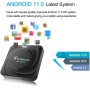 Android 11.0 TV Box, X88 Pro 20 [8GB RAM+128GB ROM] CPU RK3566, Dual-WiFi 2.4G/5G Ethernet 100/1000M LAN BT 4.2 con 8K/6K/3D/USB