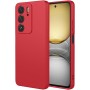 ILING Funda para Realme 14X 5G / Realme C75 4G, Diseño de Suave Silicona Líquida en Color Sólido Simple Carcasa Protectora