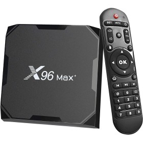 Android 9.0 TV Box 4GB RAM 32GB ROM, X96 MAX+ Android Box Amlogic S905X3 Quad-Core 2.4G + 5.8G WiFi Bluetooth 4.0 4K 60fps HDR