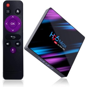 Android TV Box 10.0, Smart TV Box RK3318 4 GB 32 GB Apoyo 2.4 G 5G WiFi Bluetooth 4.0 Ethernet LAN Video Android TV Player Mini