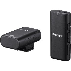 Sony ECM-W2BT - Micrófono inalámbrico con conectividad Bluetooth, color negro