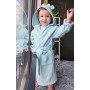 KAKU NANU Albornoz Niños Bata 100% Algodon Niña y Niño 2-10 Años,5 Colores Toalla Albornoces Infantiles Piscina,Absorbente con 2