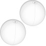 DIELOVEHUA Pelota de Playa Inflable, 2 Piezas Pelotas de Playa Hinchable, Juguetes Inflables Pelota para Niños Adultos, para
