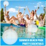 DIELOVEHUA Pelota de Playa Inflable, 2 Piezas Pelotas de Playa Hinchable, Juguetes Inflables Pelota para Niños Adultos, para