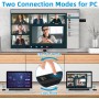 HDMI Inalámbrico Transmisor y Receptor, 1080P Transmisor HDMI Inalámbrico 2.4/5G Wireless HDMI para Transmisión de Vídeo y Audio