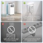 Dr.Prepare Aire Acondicionado Portátil 9000 BTU 4 en 1 para 30m², Refrigeración Deshumidificador Ventilador Modo Reposo,