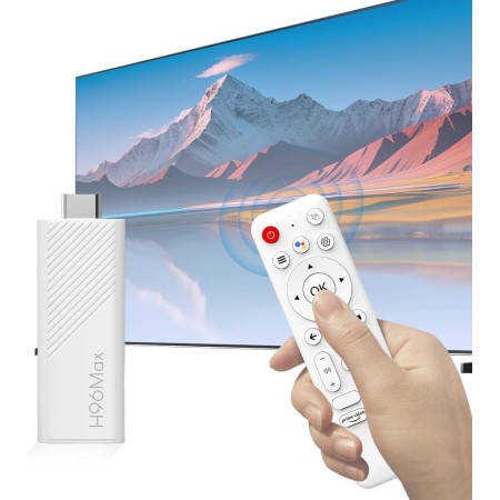 GETBSTOOP para Android 14.0 TV Box, TV S-Tick Smart TV Box Set, 4K Smart TV Box WiFi BT5.0 Set Top Box 2GB 8GB/2GB 16GB para