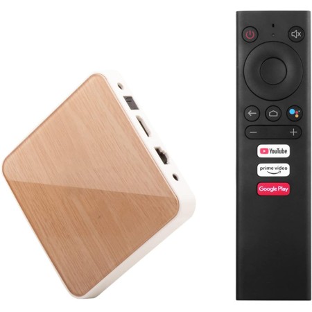 Lihuzmd Smart TV Box, Android 10,0 TV Box UHD 4K Reproductor Multimedia Amlogic S905X4 4GB 32GB/64GB 2,4G/5G WiFi Control Remoto