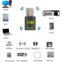 RUIZHI Antena WiFi USB, AC600Mbps Adaptador Red WiFi Dual Band 2.4G/ 5GHz, Receptor WiFi para PC Sobremesa Laptop, Adaptador