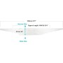 HOOMEE Cubierta Aislante Universal de Ventanas para Aire Acondicionado Portátil y Secadora (400 CM)- Apto para Todos los