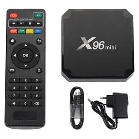 X96 Mini Box Android TV 2GB 16GB Reproductor Multimedia de difusión Multimedia de (Android 9.0) con Mando a Distancia y Cable