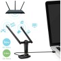 BrosTrend AC1200 - Memoria USB wifi de gran alcance (Wi-Fi, hasta 867 Mbps, 5 GHz, 300 Mbps, 2,4 GHz, con dos antenas de 5 dBi,