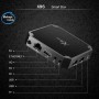 X96 Mini Box Android TV 2GB 16GB Reproductor Multimedia de difusión Multimedia de (Android 9.0) con Mando a Distancia y Cable
