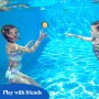 TSLBW 2 bolas de agua que rebotan para playa y piscina, pelota suave de resorte de agua, bola de alivio del estrés con bolsa de