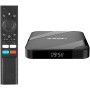 Qussedser ATV Android 14 Smart TV Box 4 GB + 64 GB AV1 S905W2 Quad-Core Dual WiFi Control Remoto por Voz Reproductor Multimedia