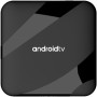 Qussedser ATV Android 14 Smart TV Box 4 GB + 64 GB AV1 S905W2 Quad-Core Dual WiFi Control Remoto por Voz Reproductor Multimedia