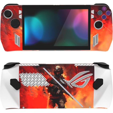 playvital 2 Kits de Calcomanía Protectora de Piel para ROG Ally - Accesorios Pegatinas Personalizadas, Adhesivo de Vinilo, Skin