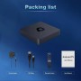 Q1 Android TV Box 2GB RAM 16GB ROM Caja TV Android 10.0 Allwiner H313 Quadcore CortexA53 Reproductor multimedia compatible con