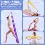 Fokky Gomas Elasticas Musculacion[Set de 4], 1.5M/1.8M Bandas Elasticas Musculacion, Cintas Elasticas Musculacion con Bolsa de