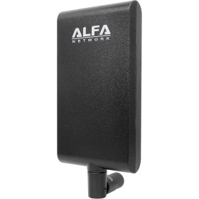Alfa Network Antena de Panel Interior direccional APA-M25 de Doble Banda de 2.4 GHz/5 GHz 8/10 dBi de Alta Ganancia con Conector