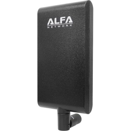 Alfa Network Antena de Panel Interior direccional APA-M25 de Doble Banda de 2.4 GHz/5 GHz 8/10 dBi de Alta Ganancia con Conector