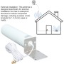 Antena Omnidireccional de Alta Ganancia, Antena 12dBi con Cable de 5 Metros, Enrutador WiFi Macho SMA de 698-2700MHz para