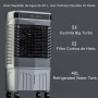 3 en 1 Climatizador Evaporativo, Enfriador de Aire Acondicionado Portatil sin Tubo Exterior, Oscilación Automática de 3