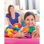 Intex Pack 100 Bolas Infantiles, Diámetro 6,5 cm, 6 Colores Surtidos, Plástico Resistente, Juego sensorial y motriz, Uso