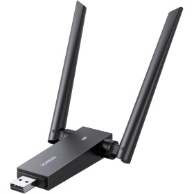 UGREEN Adaptador WiFi USB AC1300Mbps Dongle Dual Antena WiFi Dongle USB 3.0 Dual Band 5GHz/2.4GHz Adaptador Red Inalámbrico