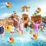 Udbrud 10 Piezas Pelota de Playa Inflable, 30 cm Pelota Hinchable Colores Pelotas de Playa Niños Pelota de Playa Hinchable Beach