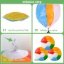 Udbrud 10 Piezas Pelota de Playa Inflable, 30 cm Pelota Hinchable Colores Pelotas de Playa Niños Pelota de Playa Hinchable Beach