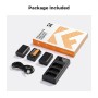 K&F Concept 3-Pack NP-FZ100 Batería 2280mAh y Cargador LCD de 3 Ranuras para Sony FX3 FX30 A7 III A7 IV A7R III A7R IV A9 A6600