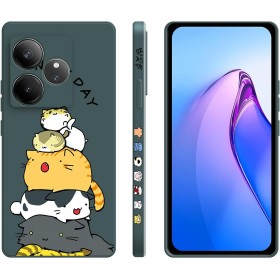 XINYEXIN Funda para Realme GT 6 / Realme GT 6T, Funda Ultrafino de Silicona Suave a Prueba de Golpes con un Patrón Lindo, Diseño